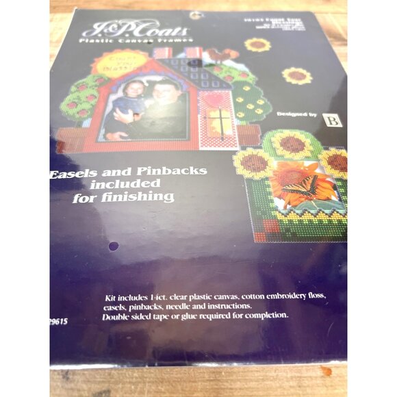 J&P Coats Plastic Canvas Frames 28103 Count Your Blessings Frame Kit - Picture 5 of 6